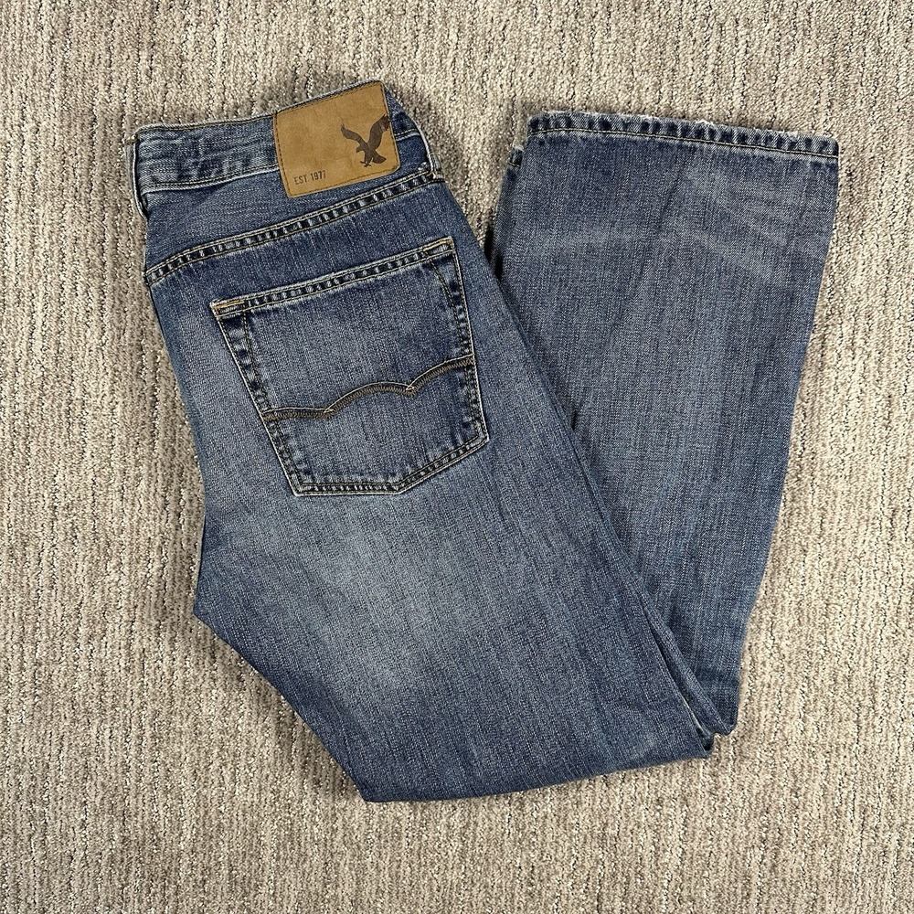 American Eagle Outfitters Original Bootcut Denim Jeans Men's 31x32 (fits 31x28)
